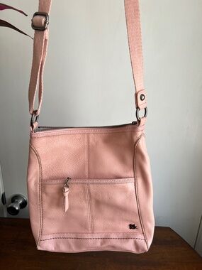 The Sak Pink Leather Crossbody Bag